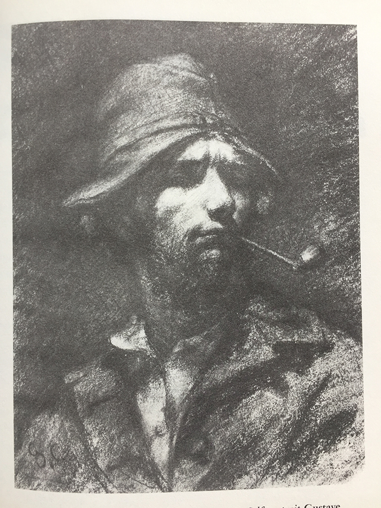 Gustave Courbet self-portrait