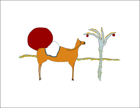 Camel in Desert