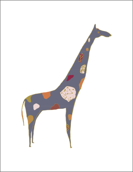 Blue Giraffe